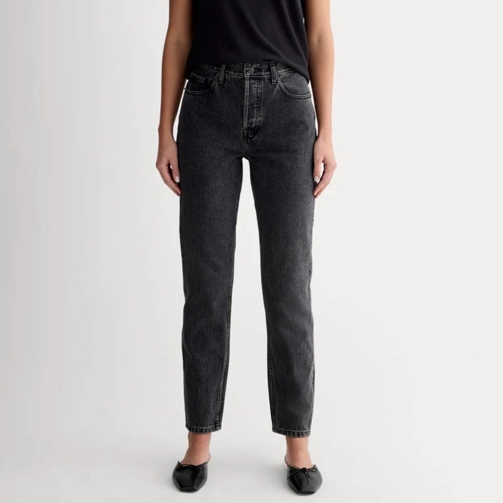 Everlane The' 90s Cheeky Jean Washed Black Size 27 Regular NWOT